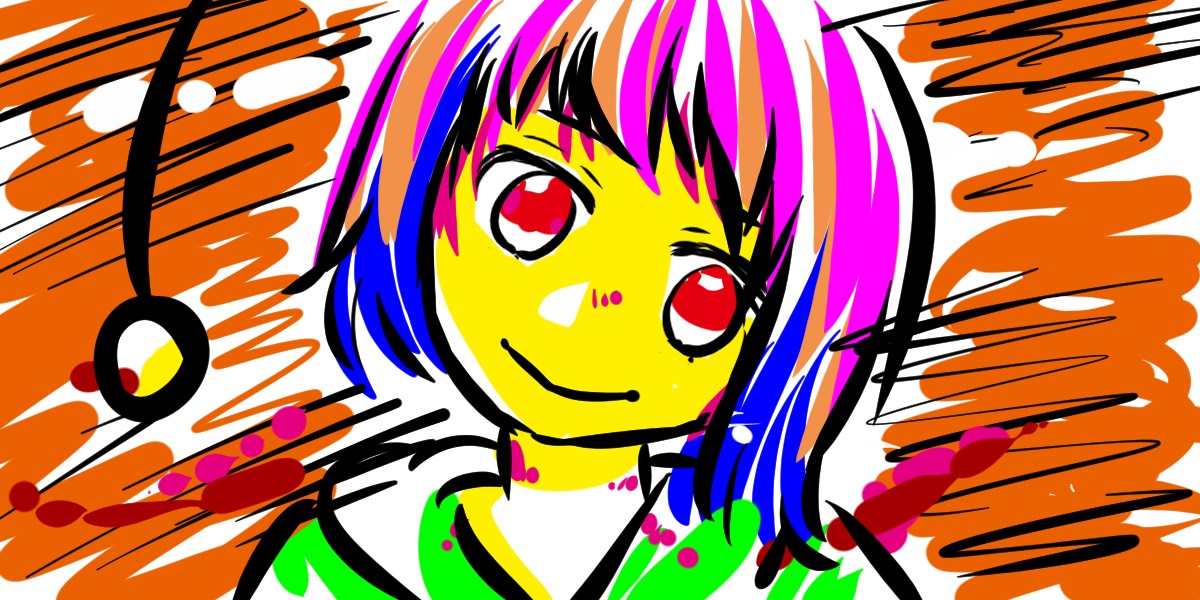 VTuberアバターのイラストです。自作です。